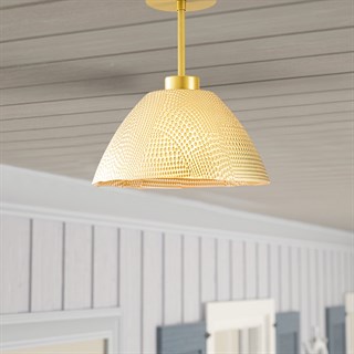Camlı Tekli Plafönyer Gold Bornova-N-163