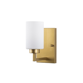 Camlı Tekli Aplik Parlak Gold Hanıa-13175