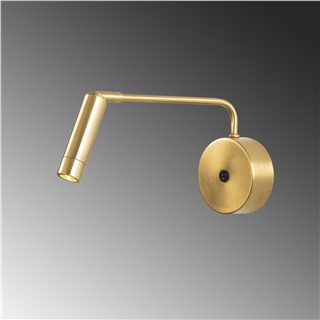 LedLi Okuma Lambası Parlak Gold Ugur-6041