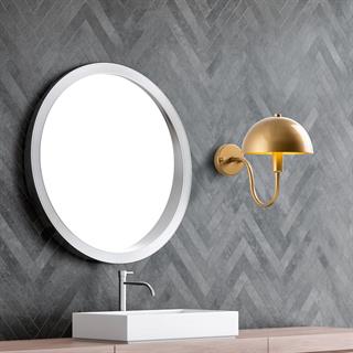 Togg Modern Metal Sıvama Başlık Tekli Duvar Aplik Parlak Gold, Retro Duvar Lambası TOGG-14828
