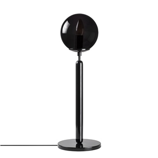 Modern Metal Masa Lambası Küre Glop Cam Başlıklı E14 Duy Minimal Tasarım Abajur,KING-11460