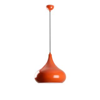 Retro Tekli Sarkıt Avize Turuncu, Modern Dekoratif Metal Sıvama Tavan Aydınlatma SAGLAM-3774-ORANGE