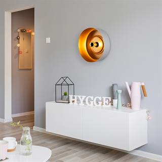 Vesta Modern Metal Sıvama Başlıklı Tekli Aplik Gri, Minimalist Duvar Lambası VESTA-15071