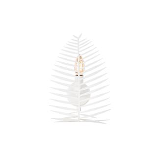 Leaf Metal Yaprak Başlıklı Rustik Tekli Aplik Beyaz, Modern Duvar Lambası LEAF-15323