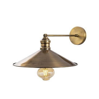 Retro Rustik Altın Eskitme Aplik Metal Başlık E27 Duy Salon Antre Duvar Lambası,KONIKSIVAMA-NUW-3101