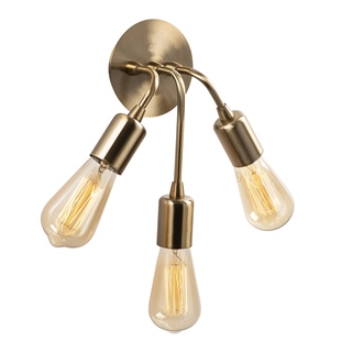 Rustik 3Lü Aplik Parlak Gold Harput-N-1338