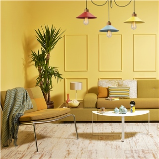 Metal Sıvama 3Lü Tepsi Sarkıt Multicolor Natural Ahşap | Konıksıvama-N-553