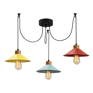 Metal Sıvama 3Lü Tepsi Sarkıt Multicolor Natural Ahşap | Konıksıvama-N-553