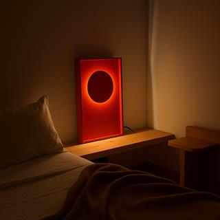 Kırmızı 5W LED Işıklı Duvar Panosu Gece Lambası Aplik Fotoğraf Rafı,HARLI-15700