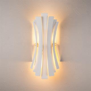 Linea Çift Yönlü Modern Metal Aplik Beyaz, Minimalist Duvar Lambası LINEA-15441