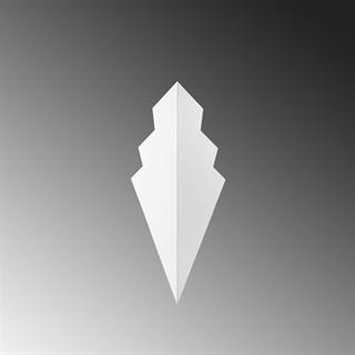 Arrow Rustik Metal Duvar Aplik Beyaz, Tekli Dekoratif Duvar Aydınlatma ARROW-15173