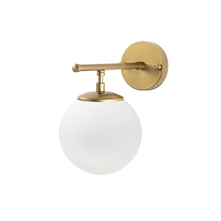 Camlı Tekli Aplik Parlak Gold Roe-10725