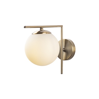 Camlı Tekli Aplik Parlak Gold Flos-7141