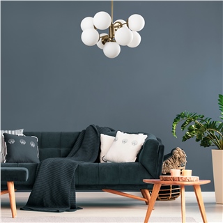 Camlı 9Lu Avize Eskitme Mudonı-Mr-836