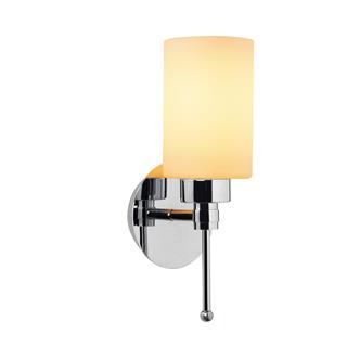 Balcova Modern Tekli Cam Aplik Krom, Dekoratif Duvar Lambası BALCOVA-N-344