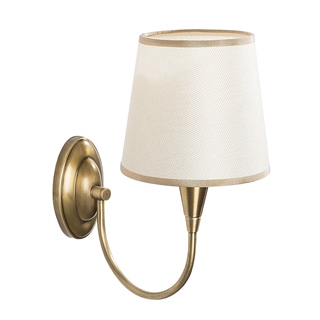 Modern Gold Eskitme Aplik Krem Kumaş Abajur E27 Duy Salon Yatak Başı Duvar Lambası,PARDO-3031