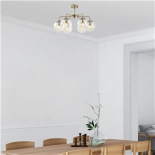 Camlı 6Lı Plafönyer Eskitme Vıran-11011