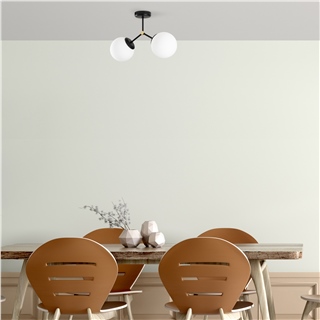 2 Kollu Modern Plafonyer Avize Beyaz Glop Camlı E27 Duy Antre Koridor,DAMAR-6331