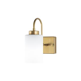 Duzsuz Modern Tekli Cam Aplik Parlak Gold, Dekoratif Duvar Lambası DUZSUZ-13140