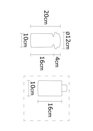 Balcova Modern Cam Plafönyer Avize Krom, Dekoratif Tavan Aydınlatma BALCOVA-N-343