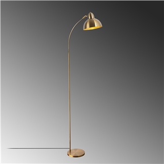 Metal Sıvama Tekli Lambader Parlak Gold Varzan-10850