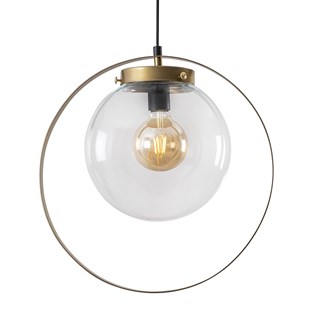 Camlı Tekli Sarkıt Parlak Gold Tan-Nt-101
