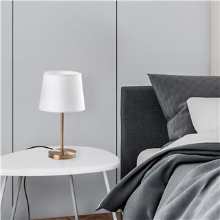Abajur Başlıklı Masa Lambası Eskitme Abajur-5101-Set