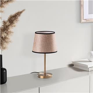 Abajur Başlıklı Tekli Masa Lambası Eskitme Abajur-5102