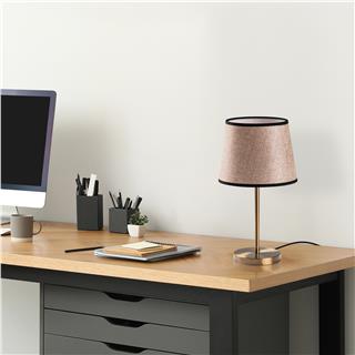 Abajur Başlıklı Tekli Masa Lambası Eskitme Abajur-5102