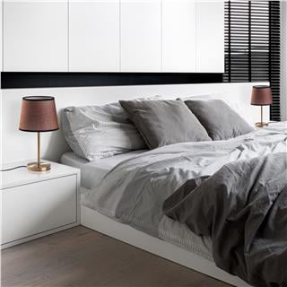 Abajur Başlıklı Tekli Masa Lambası Eskitme Abajur-5103-Set
