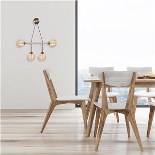 Camlı 4Lü Aplik Eskitme Swıng-Nuw-3221
