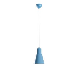 Konikkem Retro Tekli Sarkıt Avize Mavi, Endüstriyel Metal Sıvama Tavan Lambası 6362-LIGHTBLUE