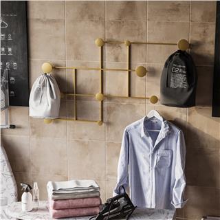 Altın Gold,Dekoratif Metal Duvar Askısı Modern Tasarım Antre Banyo Hol Portmanto Askılığı,AMT-001-A