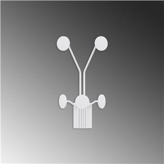 Dekoratif Mat Beyaz Metal Duvar Askısı Modern Tasarım Antre Banyo Hol Portmanto Askılığı,AMT-006-B