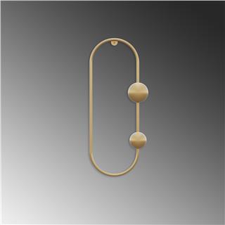 Altın Gold,Dekoratif Metal Duvar Askısı Modern Tasarım Antre Banyo Hol Portmanto Askılığı,AMT-008-A