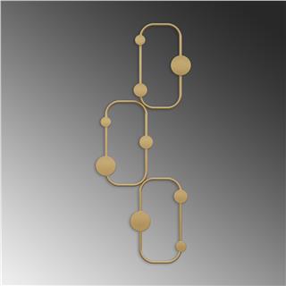 Altın Gold,Dekoratif Metal Duvar Askısı Modern Tasarım Antre Banyo Hol Portmanto Askılığı,AMT-011-A