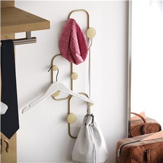 Altın Gold,Dekoratif Metal Duvar Askısı Modern Tasarım Antre Banyo Hol Portmanto Askılığı,AMT-011-A