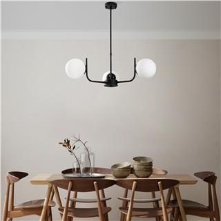 ANTLER-13767, CAMLI 3'LÜ AVİZE 
