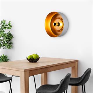 Vesta Modern Metal Sıvama Başlıklı Tekli Aplik Gri, Minimalist Duvar Lambası VESTA-15071