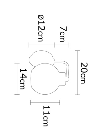 Camlı Tekli Aplik Pütürlü Siyah Anı-N-376
