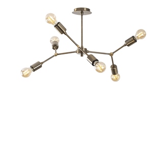 Rustik 6Lı Avize Eskitme Sparrow-Nua-1192