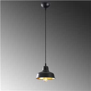 Metal Sıvama Tekli Sarkıt Pütürlü Siyah Mematı-181Black-1