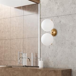 Luminar Modern 2Li Glop Cam Aplik Parlak Gold, Dekoratif Duvar Aydınlatma LUMINAR-14151