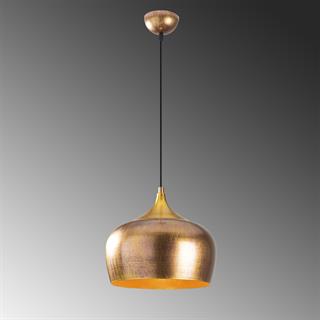 Metal Sıvama Tekli Sarkıt Patine Gold Z10-211