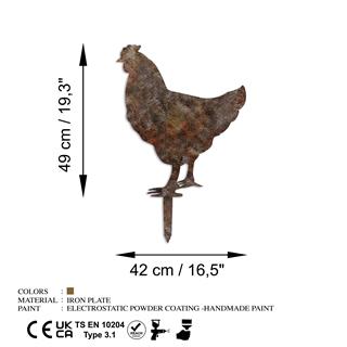 Metal Bahçe Dekorları Bhc-001-A