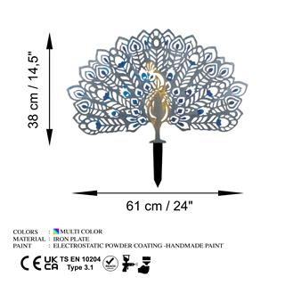 Metal Bahçe Dekorları Bhc-018-B