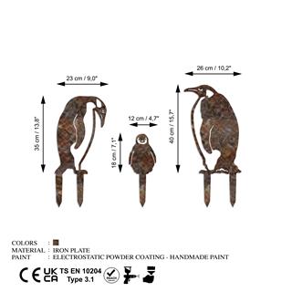 Metal Bahçe Dekorları Bhc-031-A