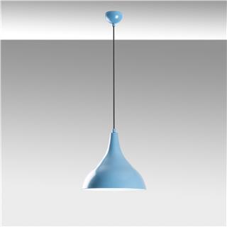 Metal Sıvama Tekli Sarkıt Mavi Beyaz Bıtlıs-N-1395-Lıghtblue