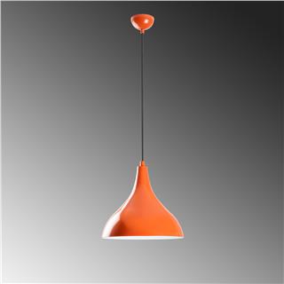Metal Sıvama Tekli Sarkıt Turuncu Beyaz Bıtlıs-N-1395-Orange