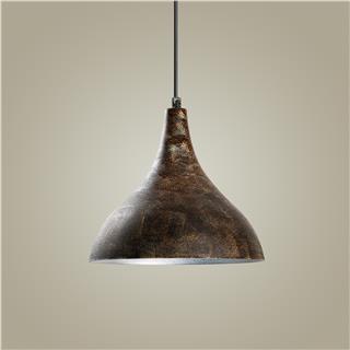 Metal Sıvama Tekli Sarkıt Vintage Silver Bıtlıs-N-1395-Retro